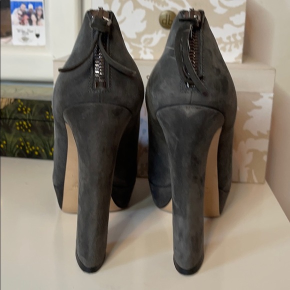 Miu Miu Gray Suede Booties - Picture 7 of 13